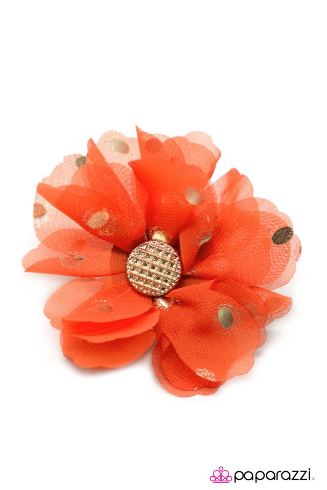 Paparazzi ♥ Can You Keep A Secret? - Orange ♥ Hair Clip