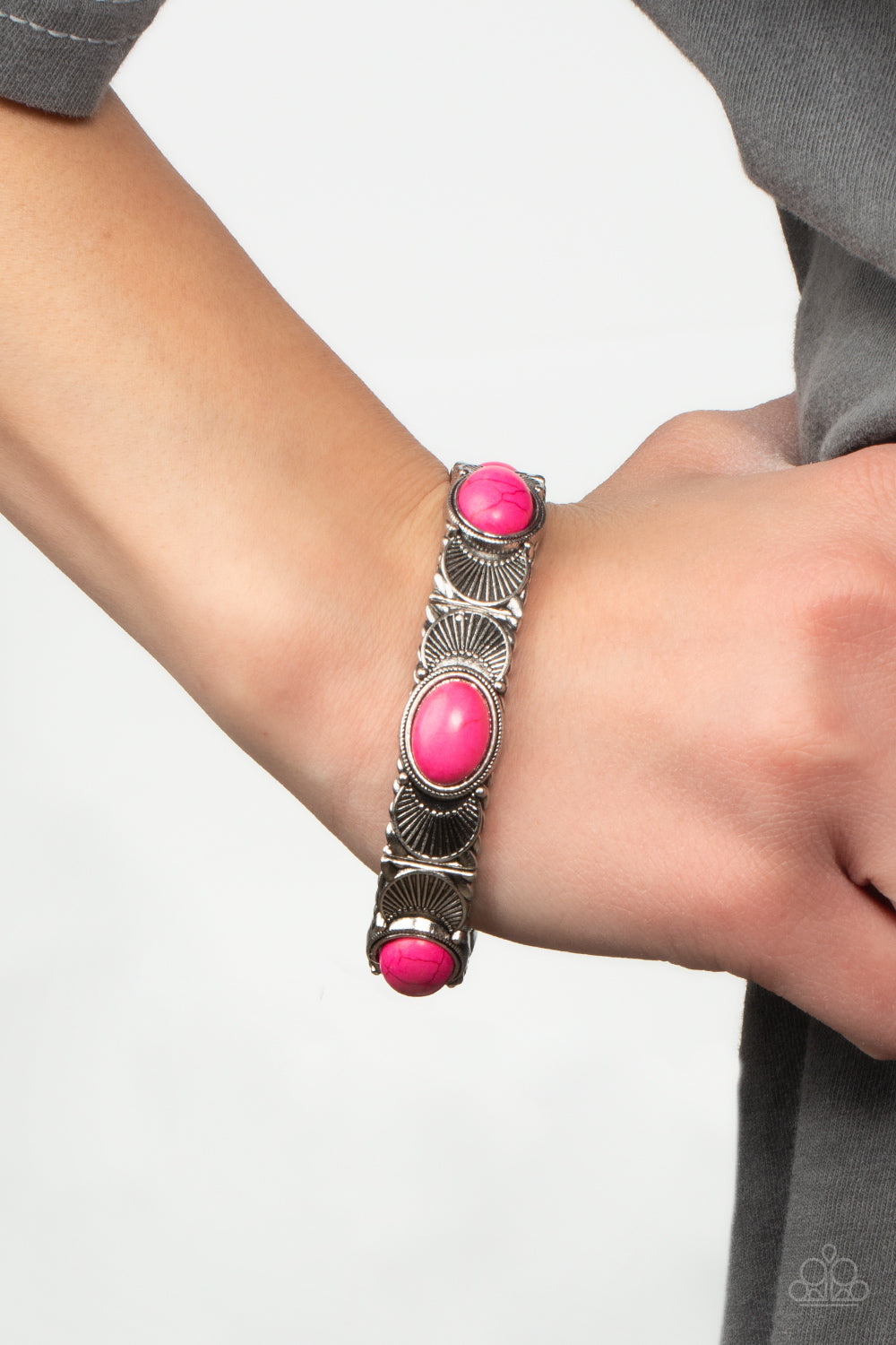 Paparazzi ♥ Desert Skyline - Pink ♥ Bracelet
