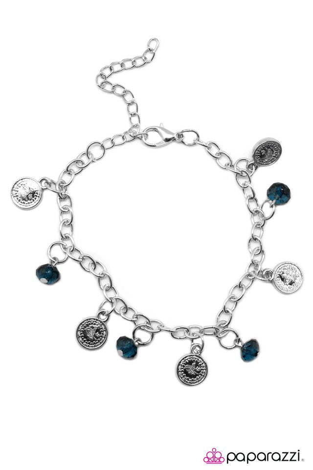 Paparazzi ♥ The Euro - Blue ♥ Bracelet