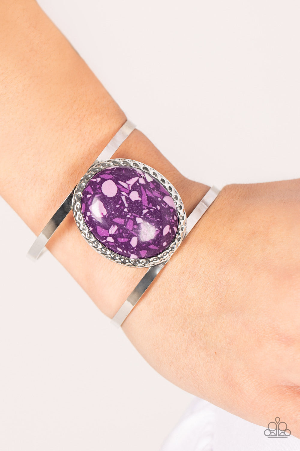 Paparazzi ♥ Tantalizingly Terrazzo - Purple ♥ Bracelet