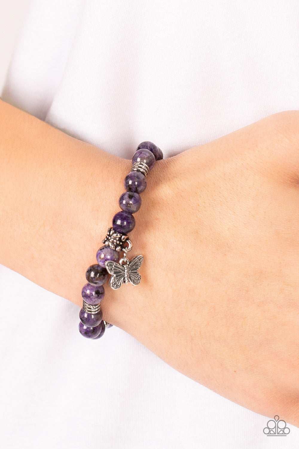 Paparazzi ♥ Butterfly Nirvana - Purple ♥ Bracelet