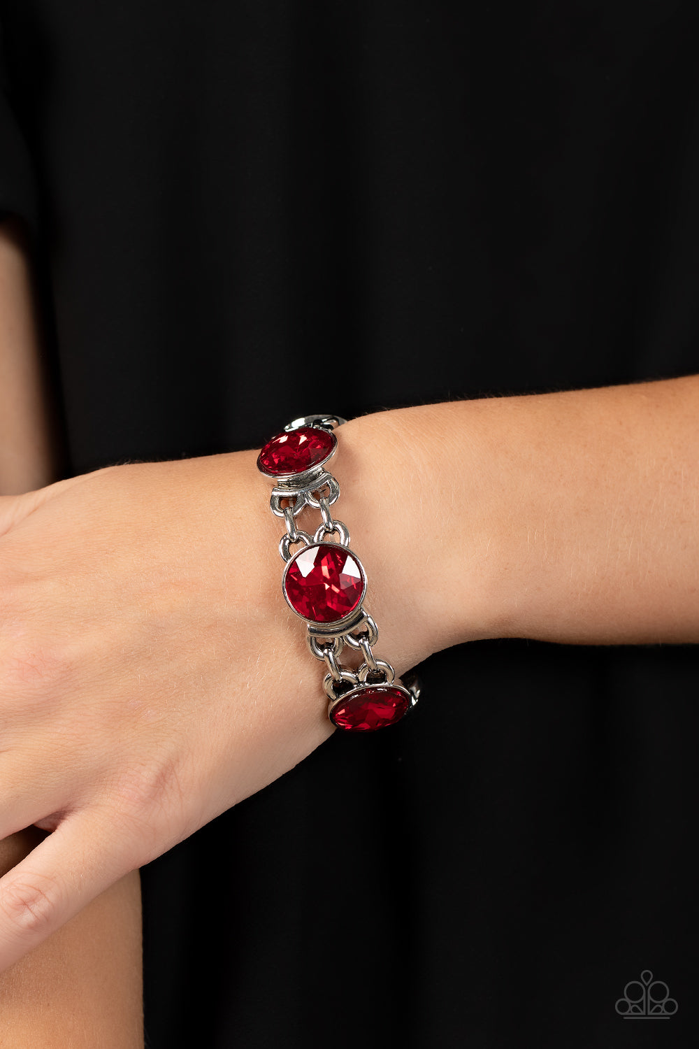 Paparazzi ♥ Devoted to Drama - Red ♥ Bracelet