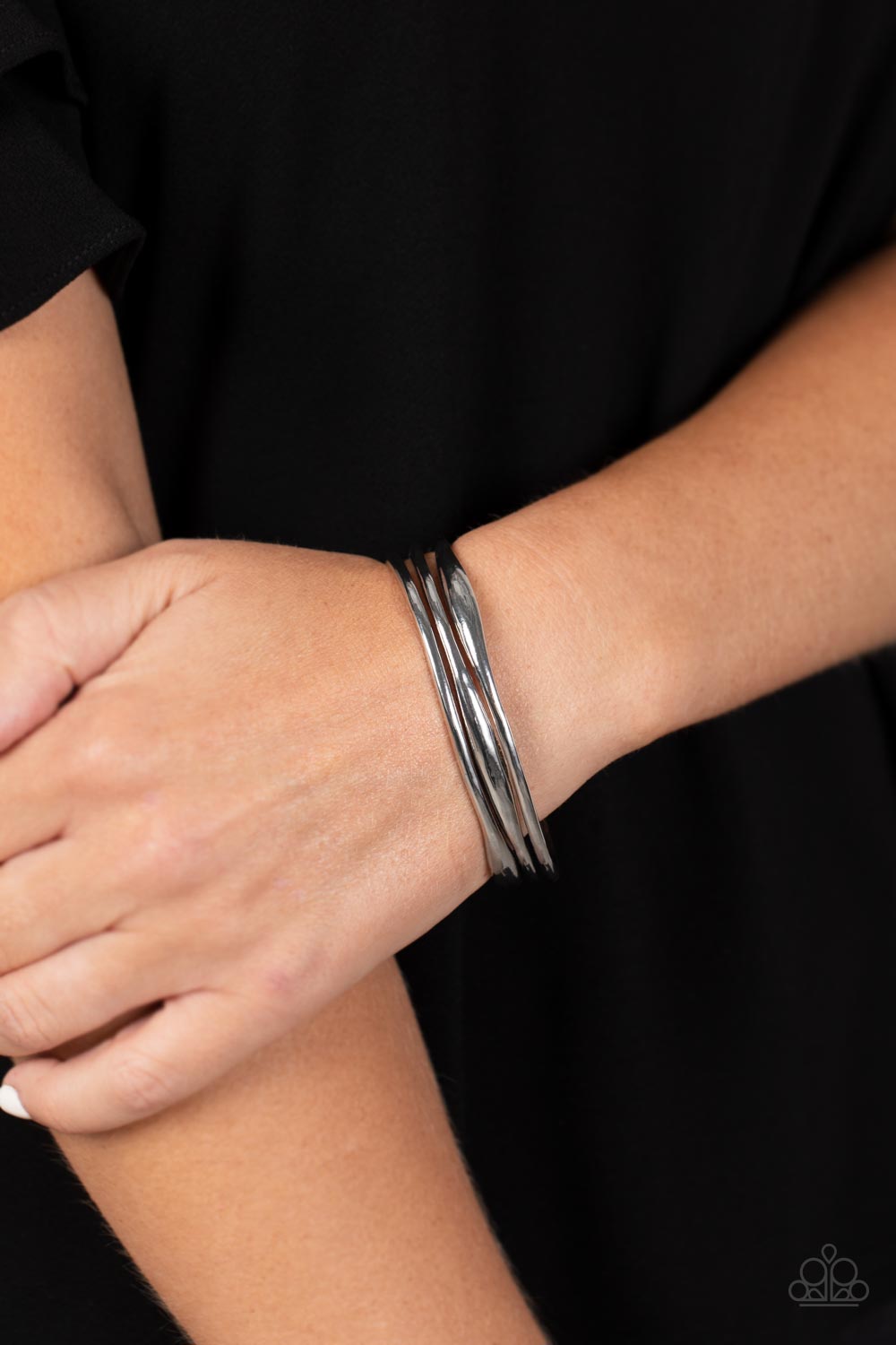 Paparazzi ♥ Level With Me - Silver ♥ Bracelet