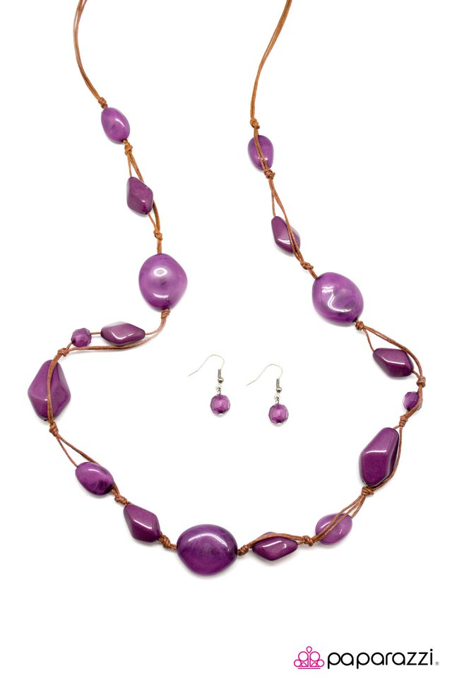 Paparazzi ♥ Glam Rock - Purple ♥ Necklace
