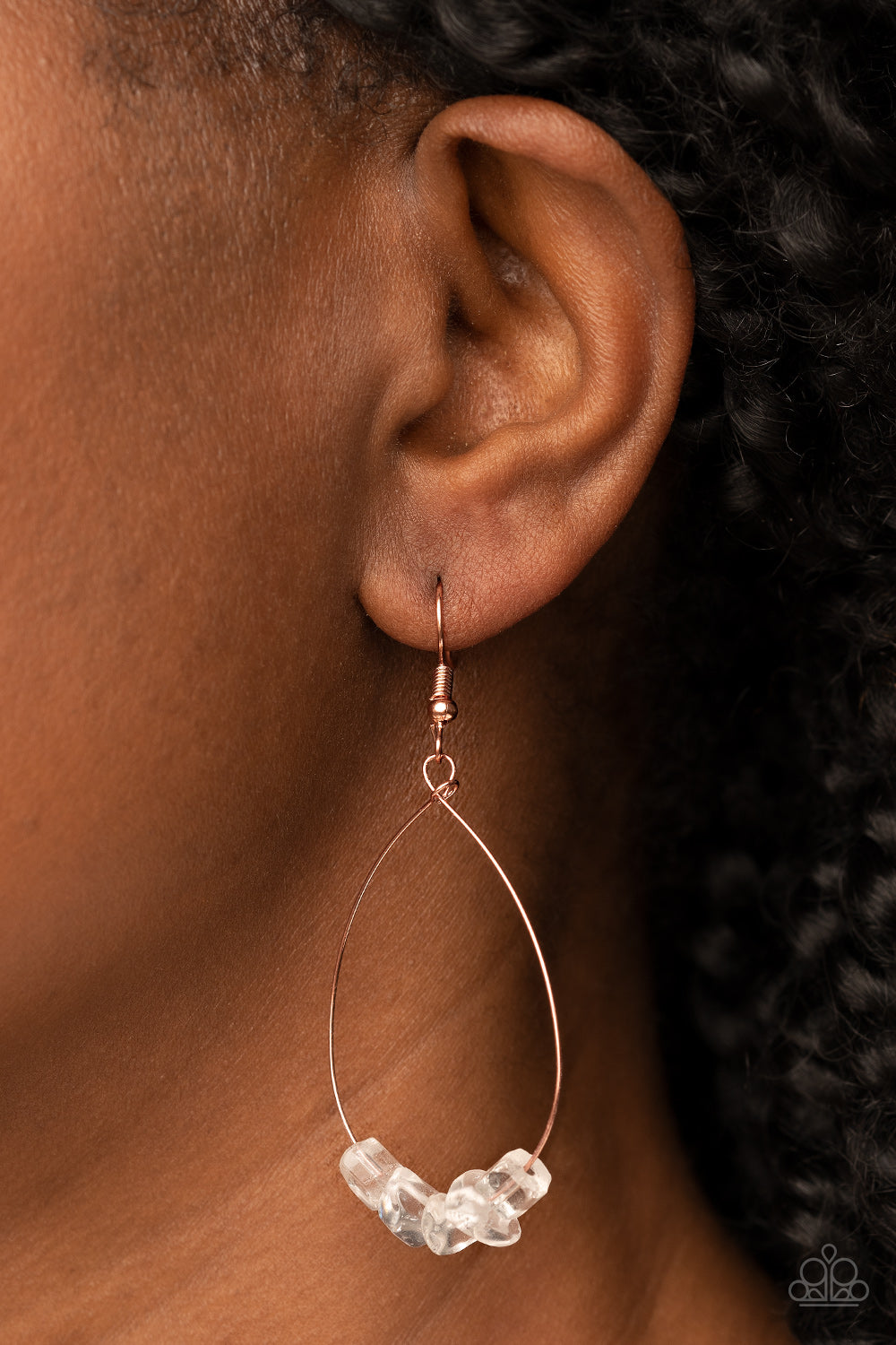 Paparazzi ♥ South Beach Serenity - Copper ♥ Earrings