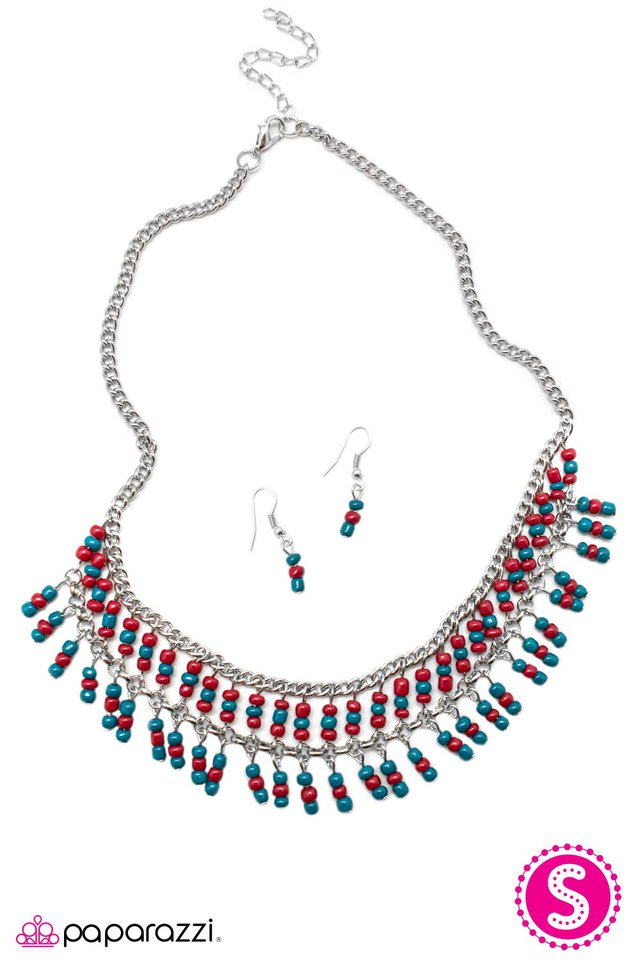 Paparazzi ♥ Dakota - Blue ♥ Necklace