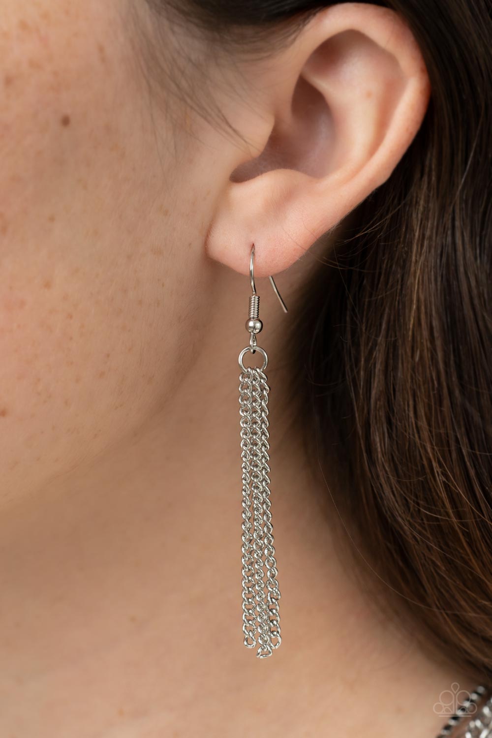 Paparazzi ♥ Undauntingly Urban - White ♥ Necklace