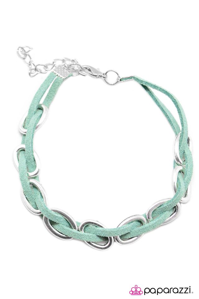 Paparazzi ♥ Hard to PerSUEDE - Blue ♥ Bracelet