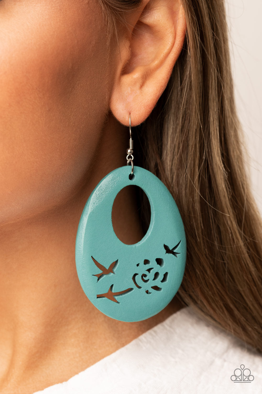 Paparazzi ♥ Home TWEET Home - Blue ♥ Earrings