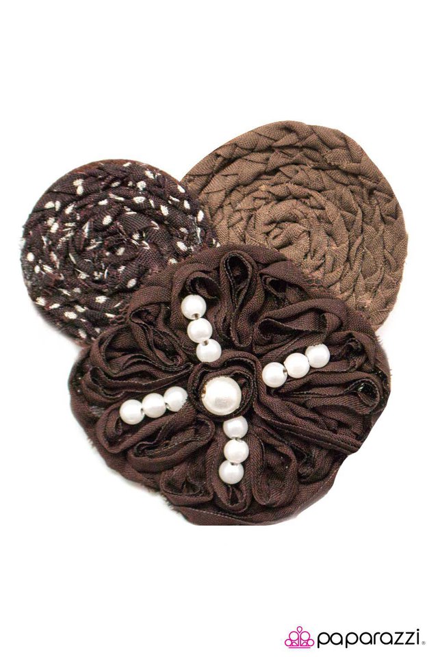 Paparazzi ♥ Beautiful Bandit - Brown ♥ Hair Clip