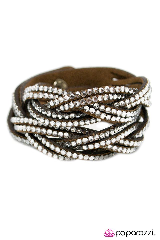 Paparazzi ♥ The In Crowd - Brown ♥ Bracelet