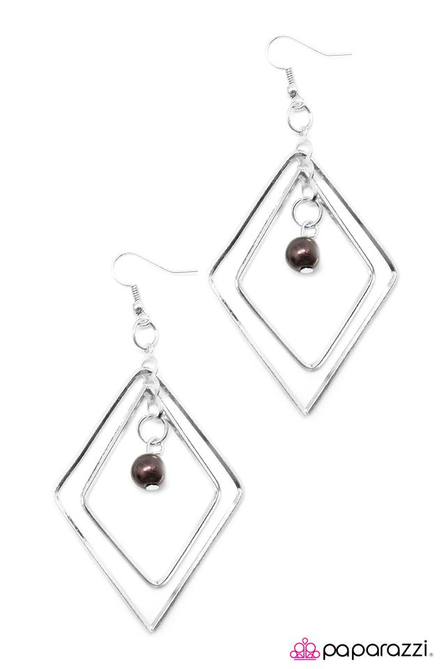 Paparazzi ♥ A Saving Grace - Brown ♥ Earrings
