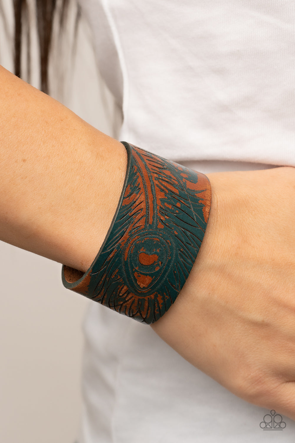 Paparazzi ♥ Positively Peacock - Blue ♥ Bracelet