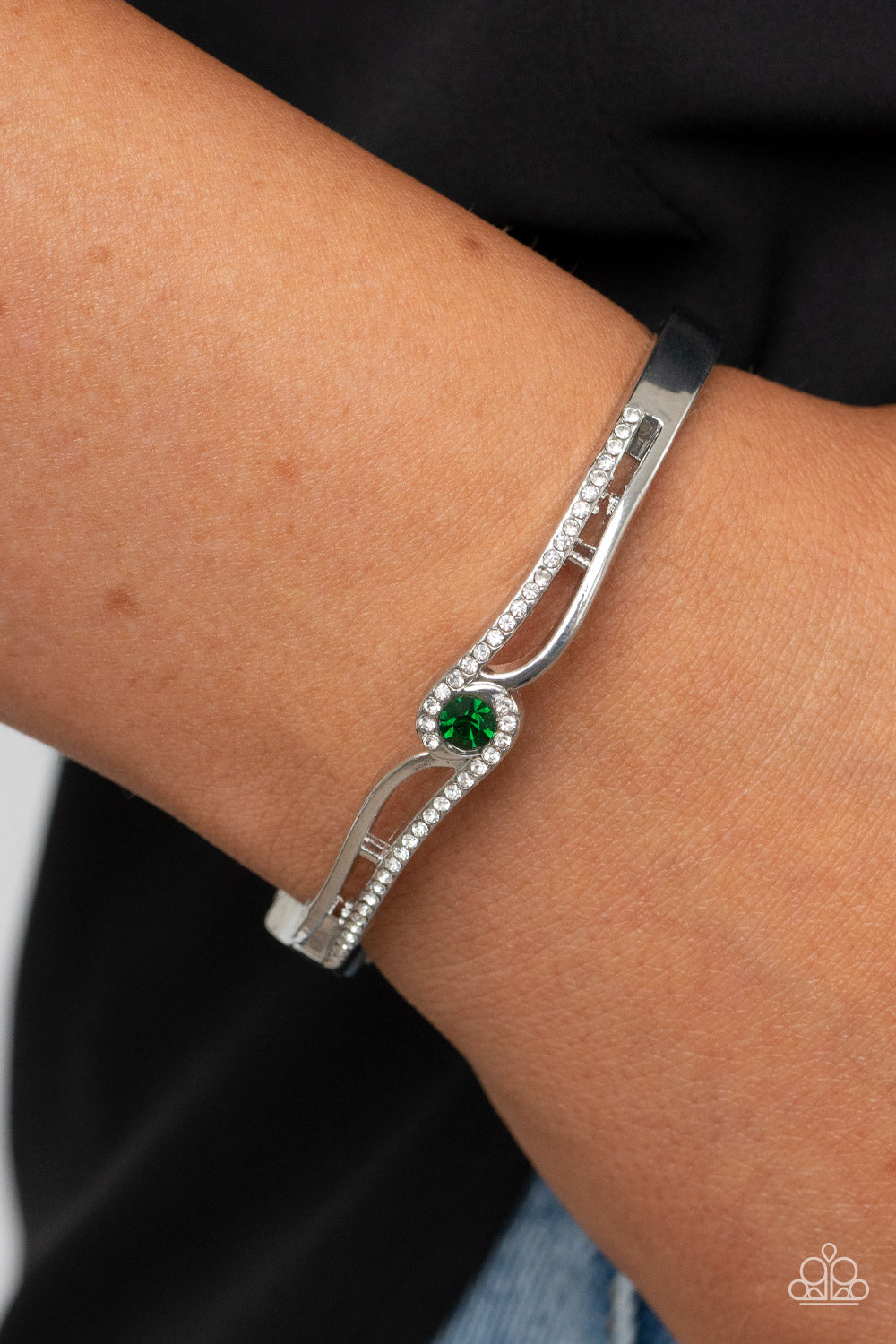 Paparazzi ♥ Top-Shelf Shimmer - Green ♥ Bracelet