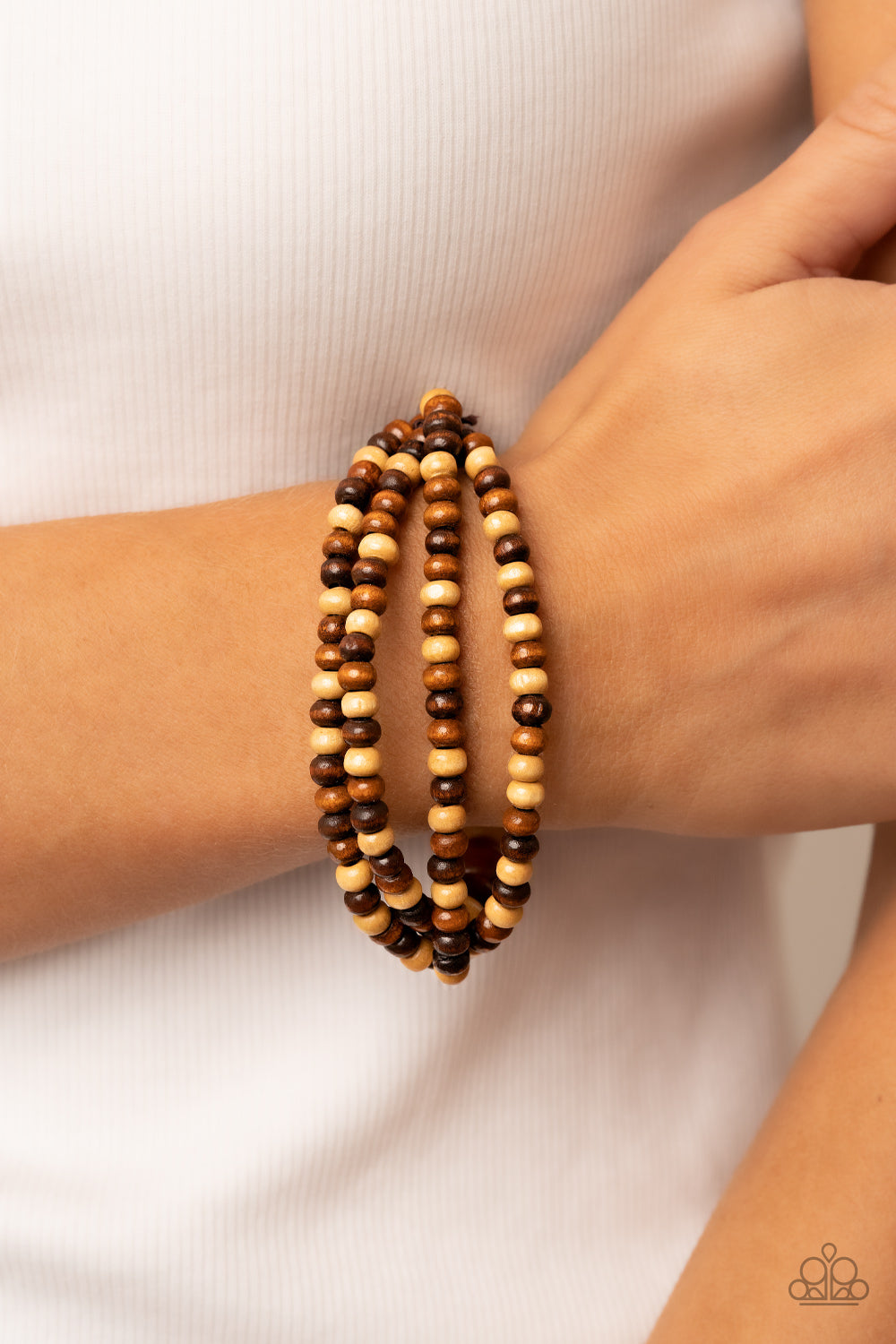 Paparazzi ♥ Oceania Oasis - Brown ♥ Bracelet