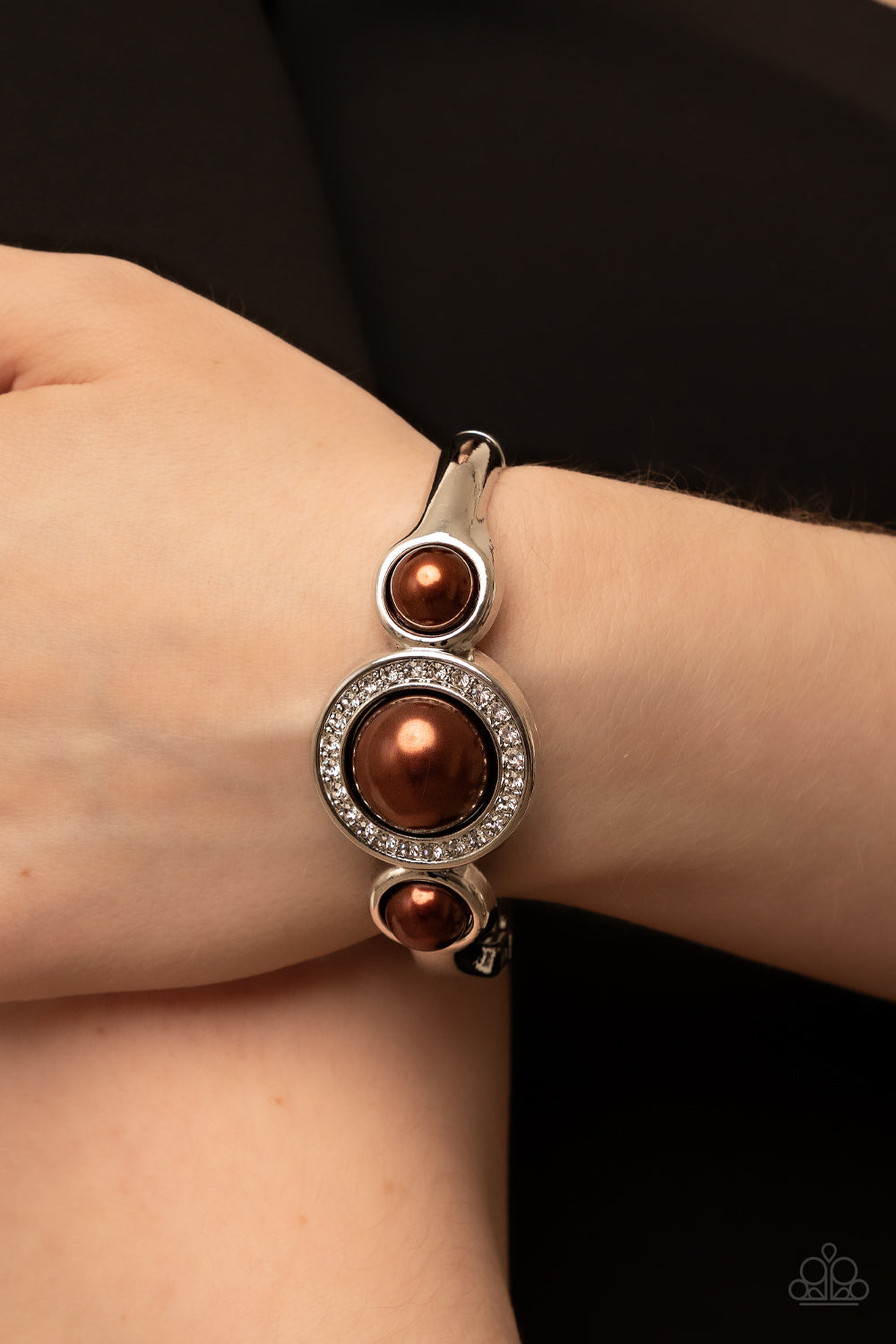 Paparazzi ♥ Debutante Daydream - Brown ♥ Bracelet