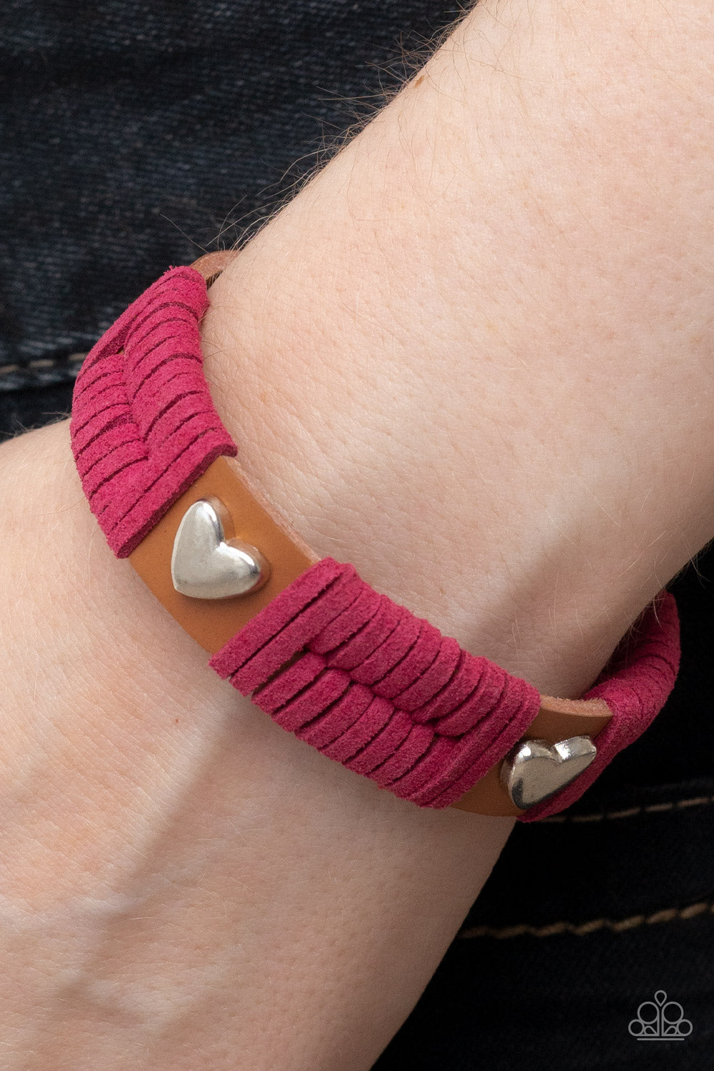 Paparazzi ♥ Lusting for Wanderlust - Pink ♥ Bracelet