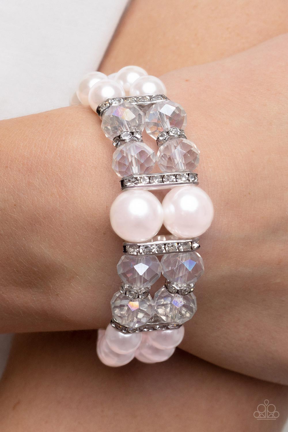 Paparazzi ♥ Timelessly Tea Party - Pink ♥ Bracelet