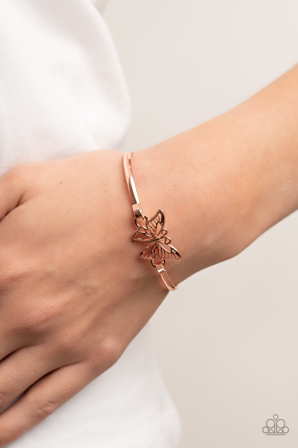 Paparazzi ♥ Did I FLUTTER? - Copper ♥ Bracelet