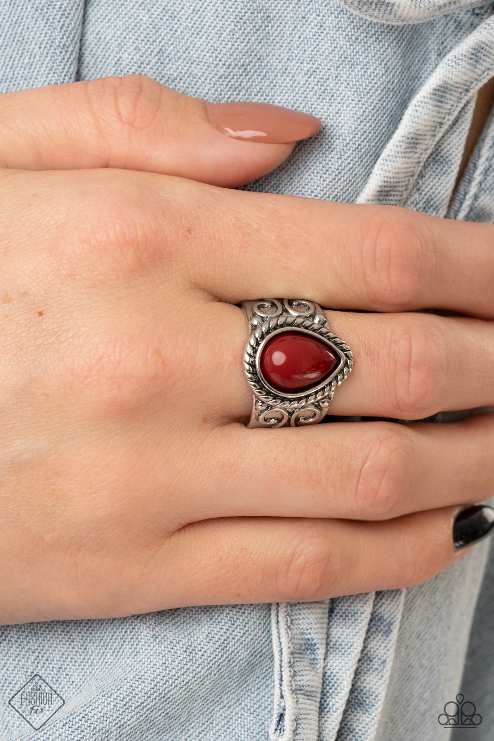 Paparazzi ♥ Maritime Mirage - Red ♥ Ring