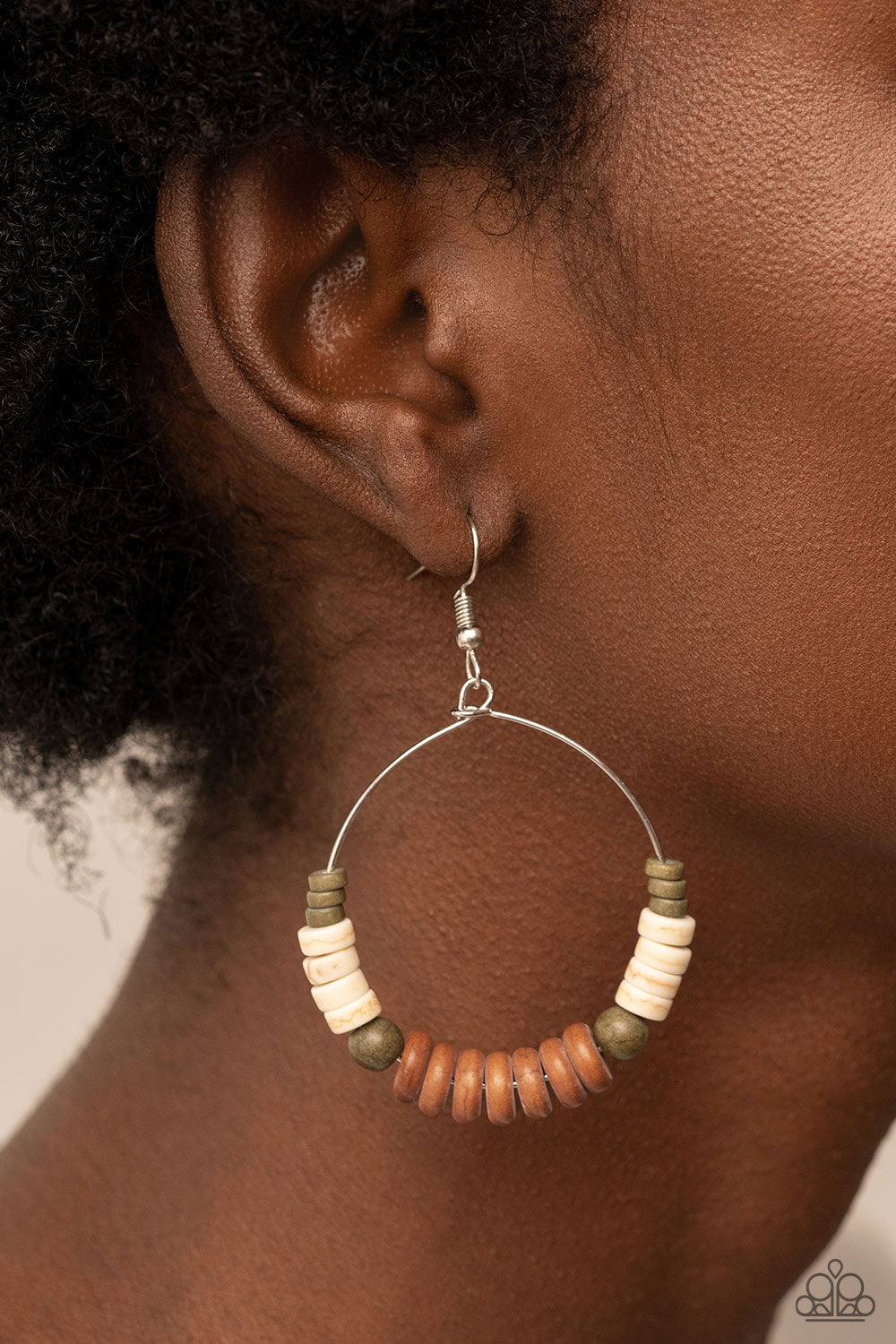 Paparazzi ♥ Earthy Esteem - Brown ♥ Earrings