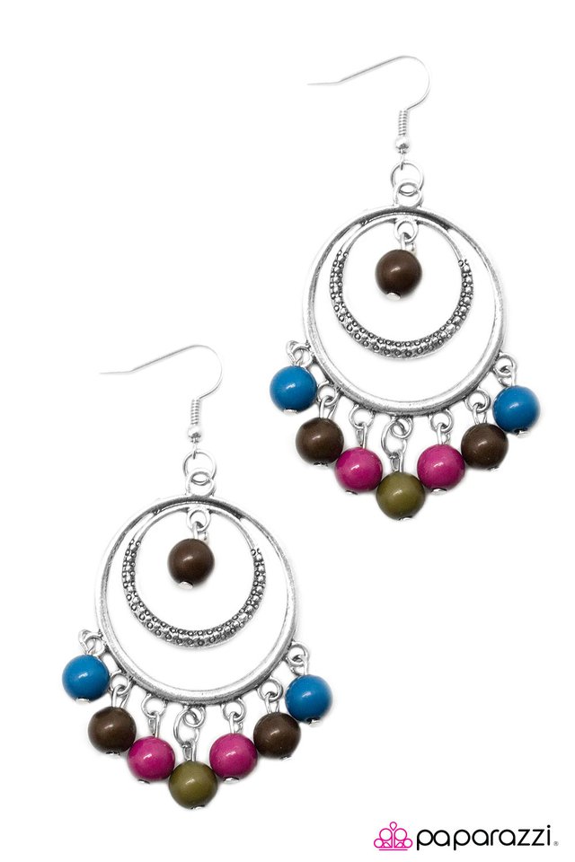 Paparazzi ♥ Wherever I May Roam - Multi ♥ Earrings