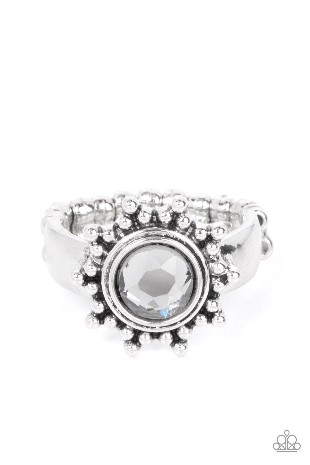 Paparazzi ♥ Expect Sunshine and REIGN - Silver ♥ Ring