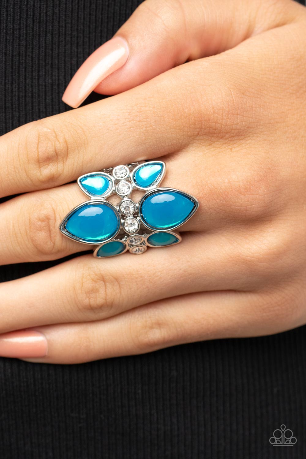 Paparazzi ♥ TRIO Tinto - Blue ♥ Ring