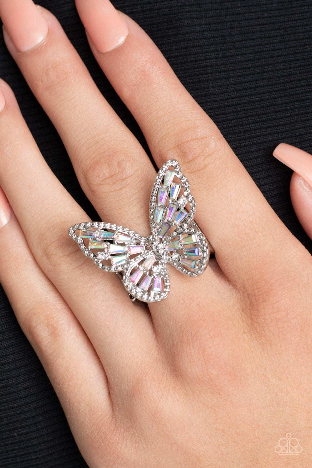 Paparazzi ♥ Bright-Eyed Butterfly - Multi ♥ Ring
