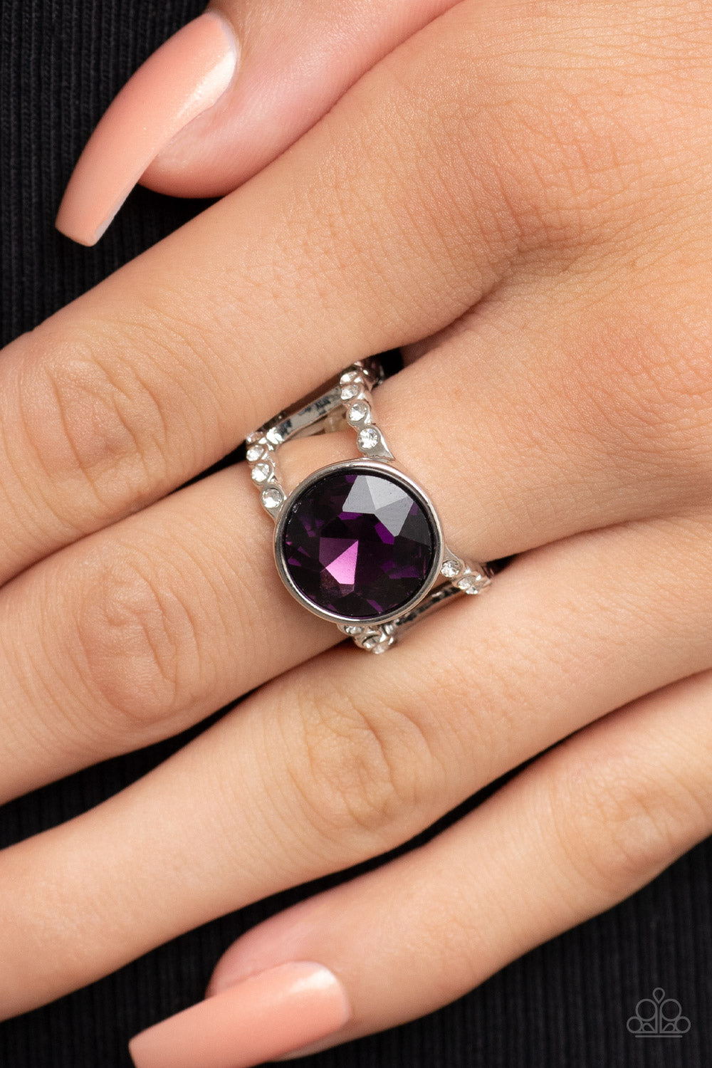 Paparazzi ♥ High Roller Sparkle - Purple ♥ Ring