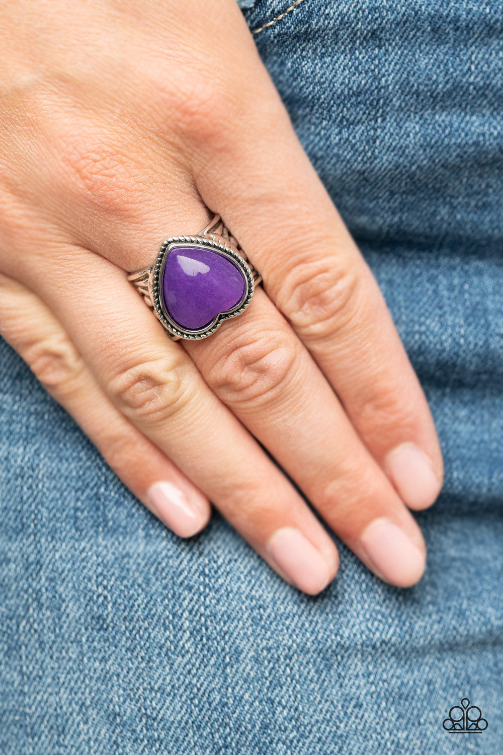 Paparazzi ♥ Stone Age Admirer - Purple ♥ Ring
