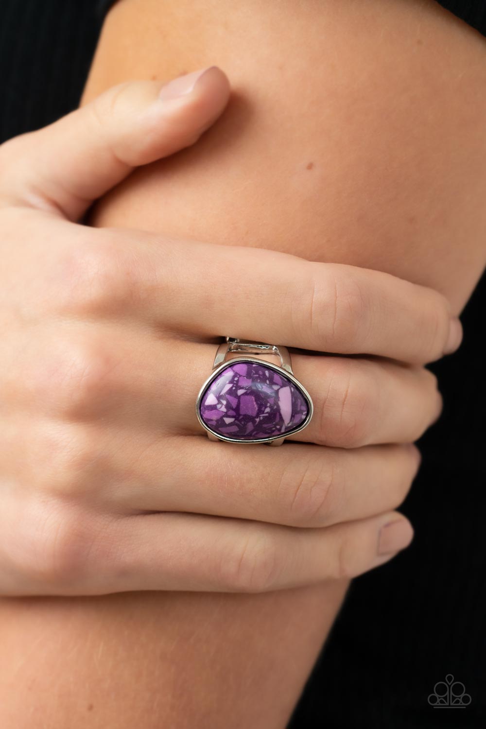 Paparazzi ♥ Earth Hearth - Purple ♥ Ring