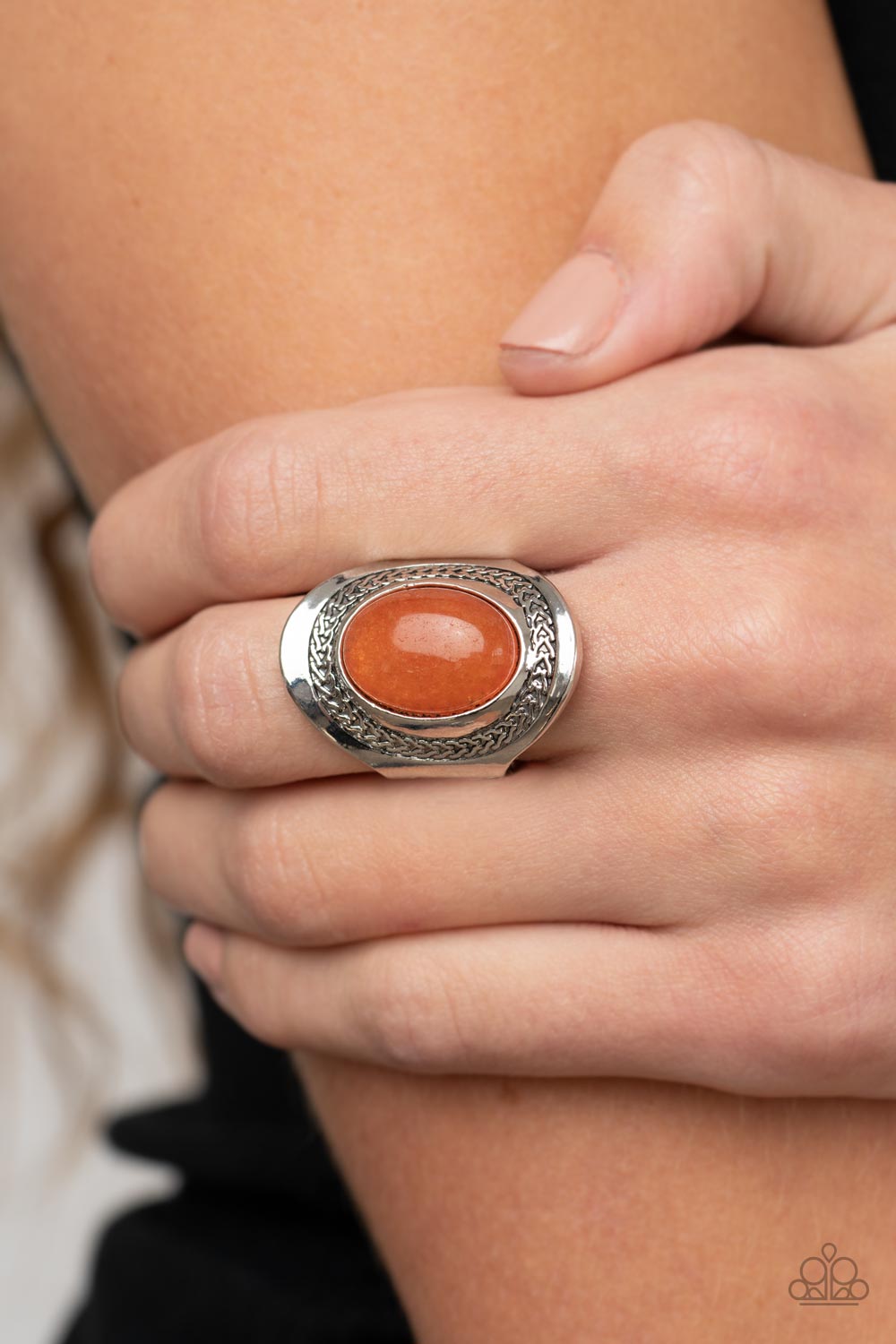 Paparazzi ♥ Rockable Refinement - Orange ♥ Ring