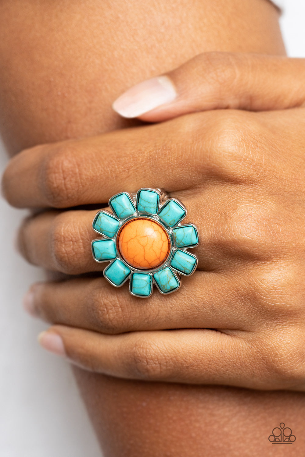 Paparazzi ♥ Mojave Marigold - Orange ♥ Ring