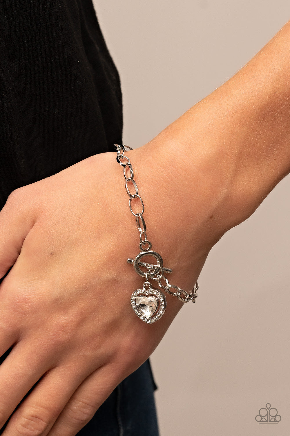 Paparazzi ♥ Till DAZZLE Do Us Part - White ♥ Bracelet