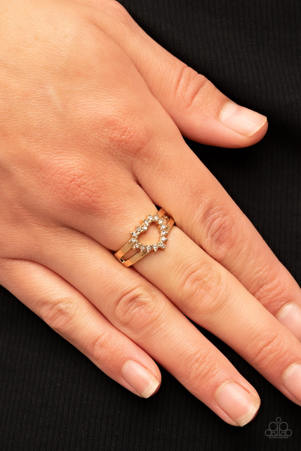Paparazzi ♥ First Kisses - Gold ♥ Ring