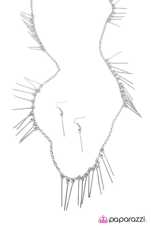 Paparazzi ♥ Mystique - Silver ♥ Necklace