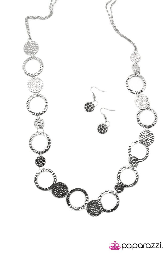 Paparazzi ♥ Many Moons Ago - Silver ♥ Necklace
