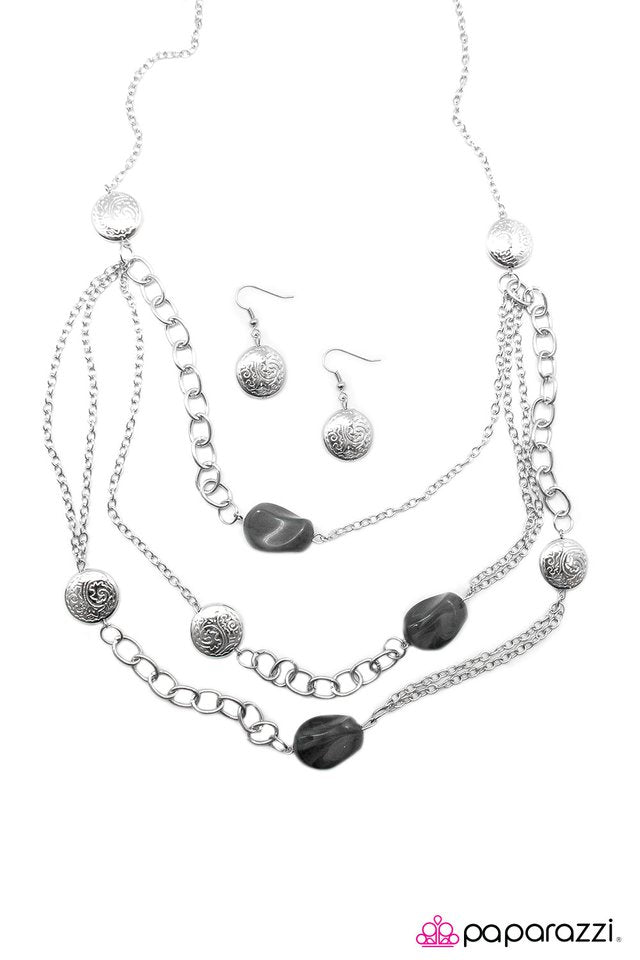 Paparazzi ♥ Interstellar - Silver ♥ Necklace