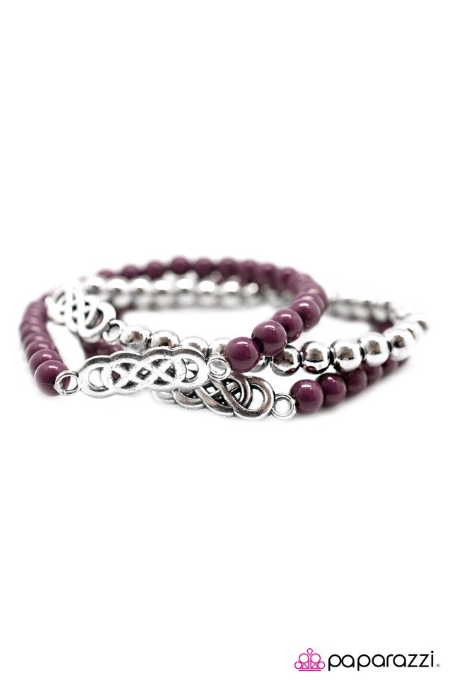 Paparazzi ♥ No End In Sight - Purple ♥ Bracelet