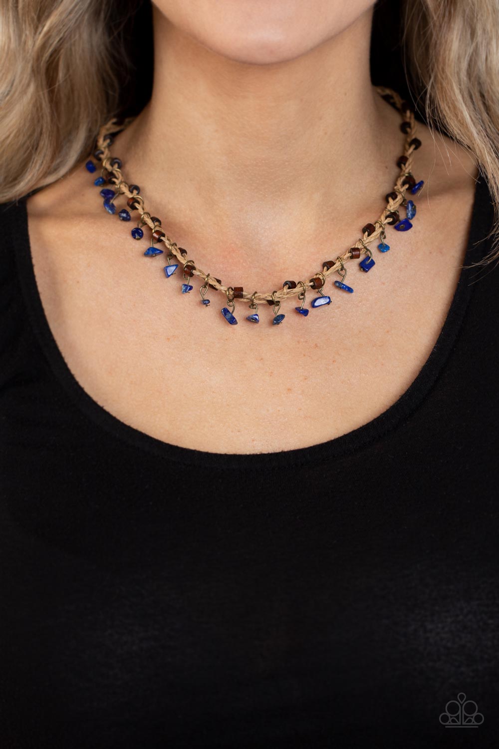 Paparazzi ♥ Canyon Voyage - Blue ♥ Necklace