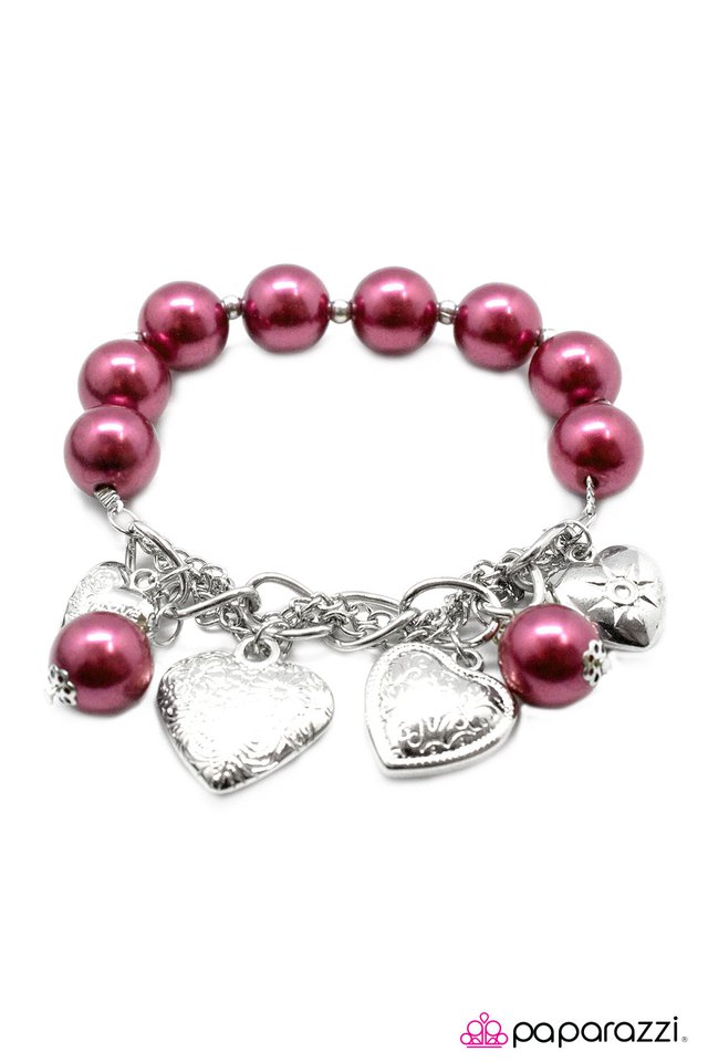Paparazzi ♥ Heart of Hearts - Pink ♥ Bracelet