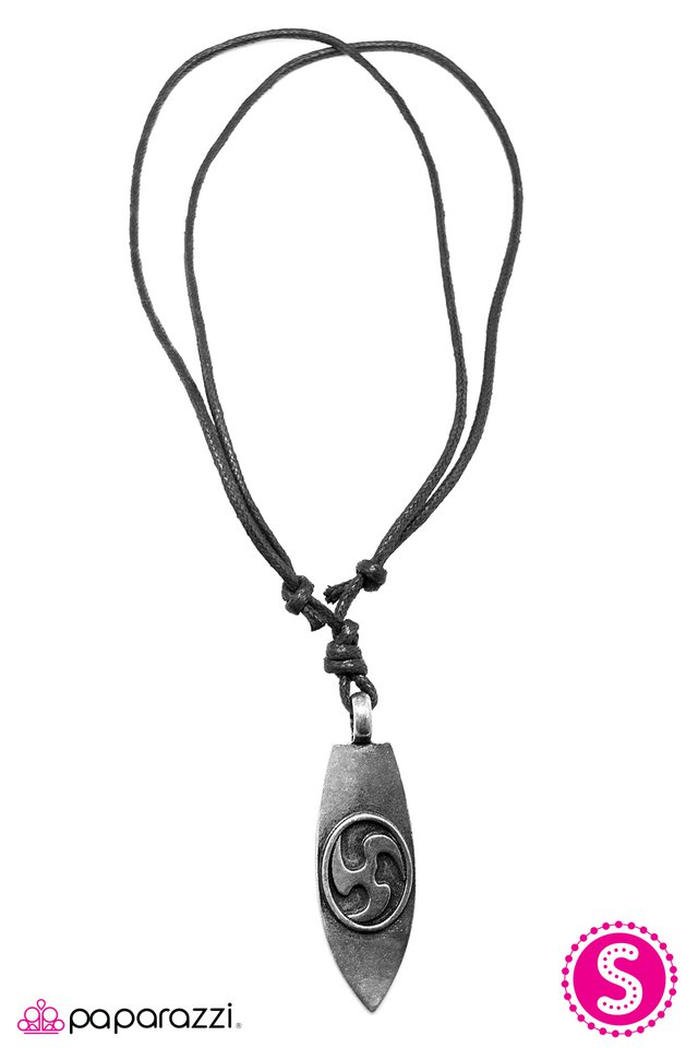 Paparazzi ♥ Hang Loose - Black ♥ Necklace