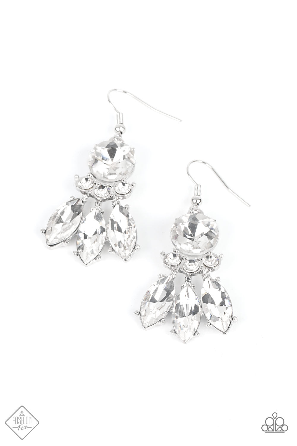 Paparazzi ♥ To Have and to SPARKLE - White ♥ Earrings
