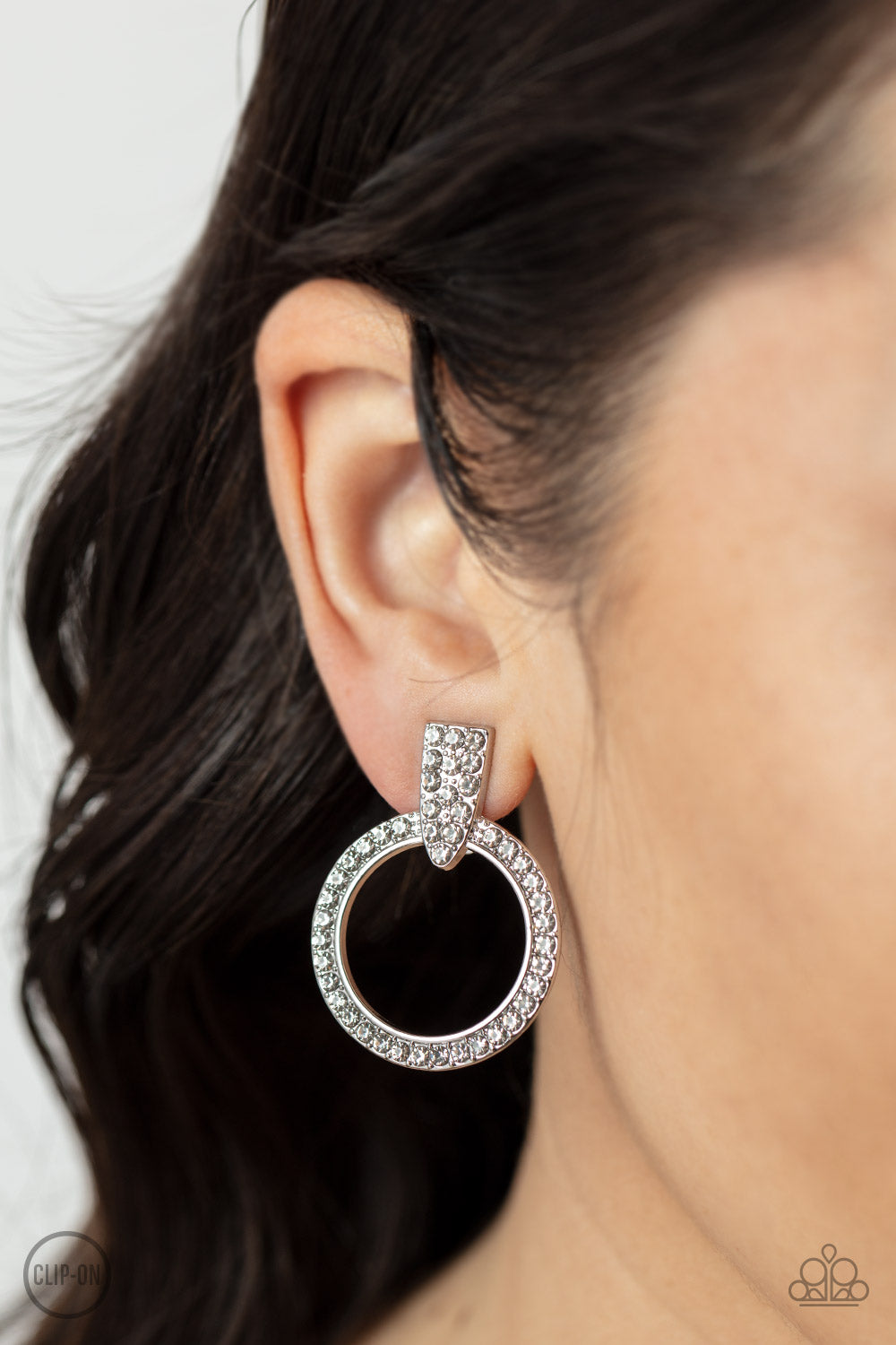 Paparazzi ♥ Sparkle at Your Service - White ♥ Clip-On