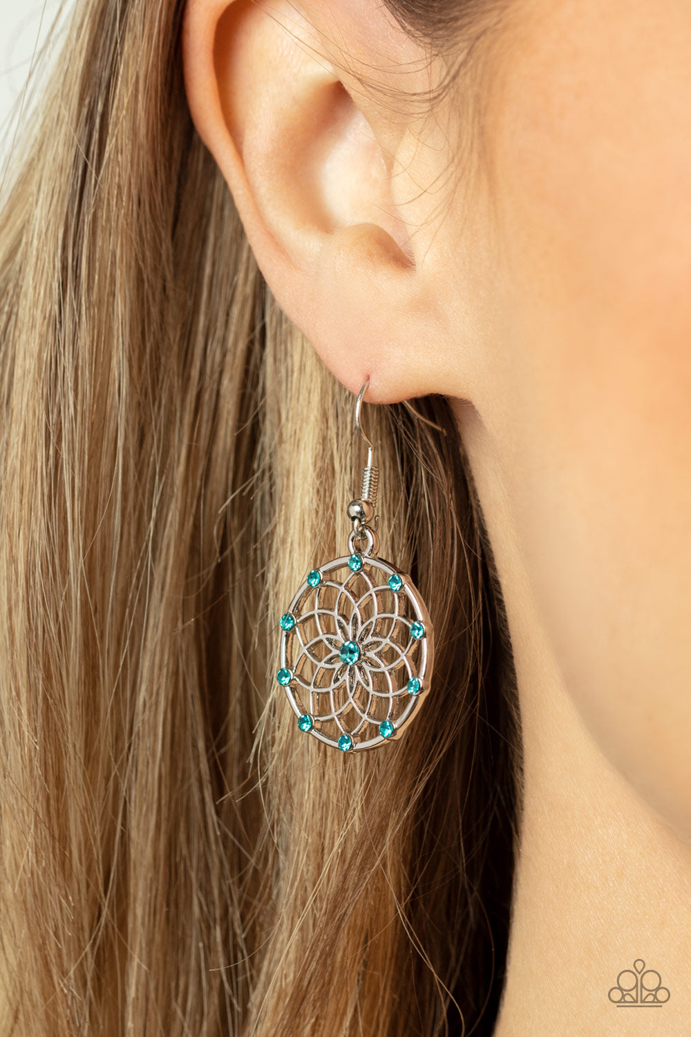 Paparazzi ♥ Springtime Salutations - Blue ♥ Earrings