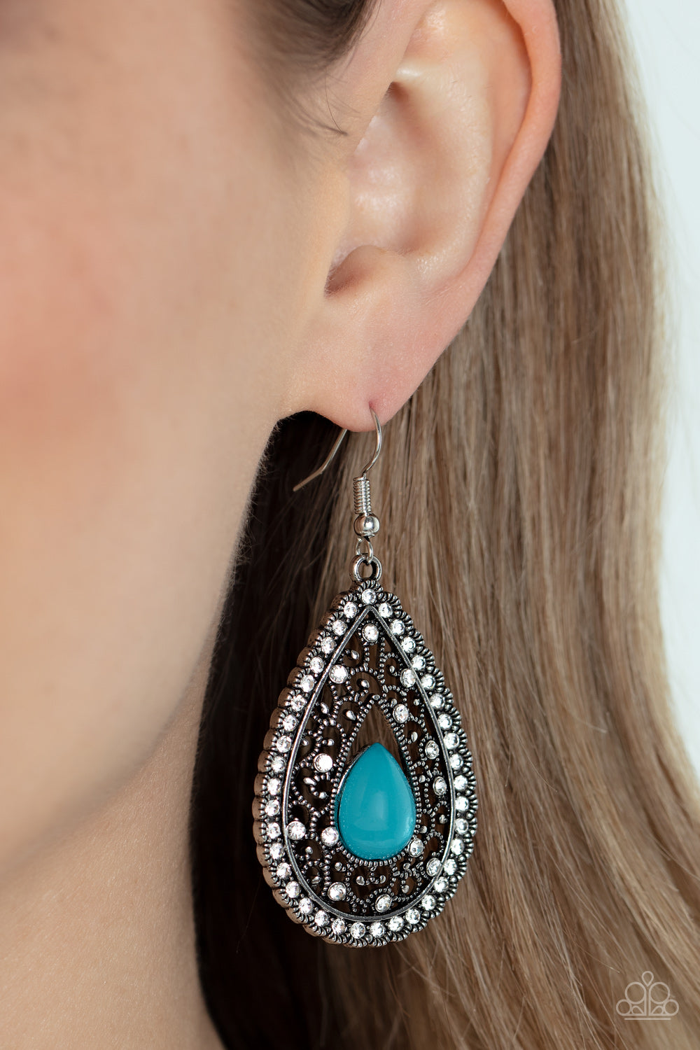 Paparazzi ♥ Cloud Nine Couture - Blue ♥ Earrings