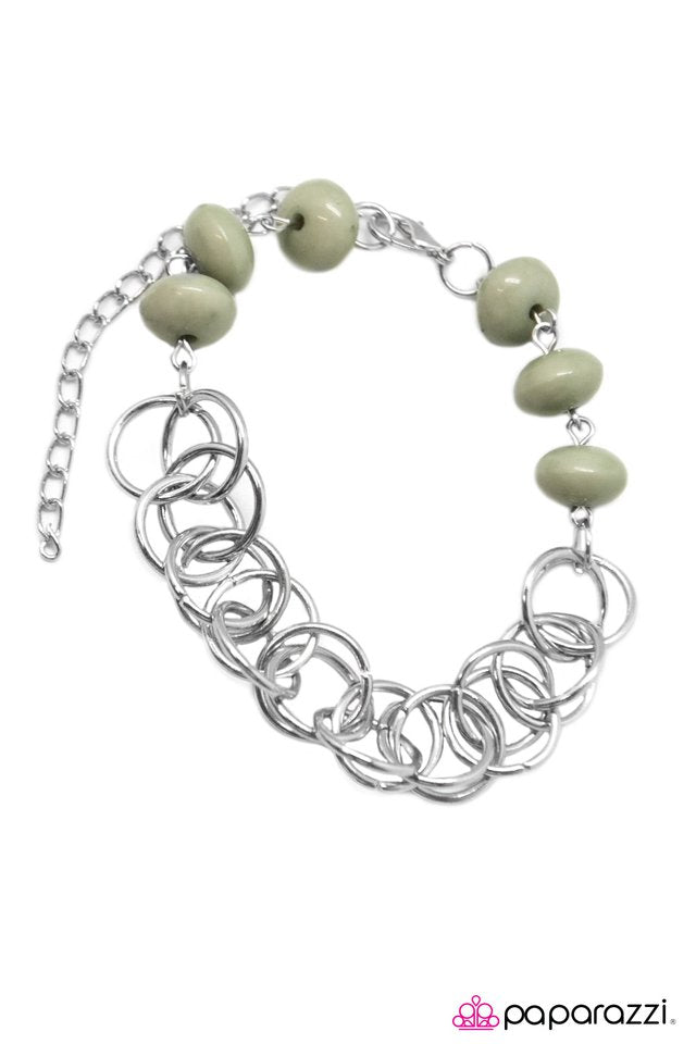 Paparazzi ♥ Divinely Divine - Green ♥ Bracelet