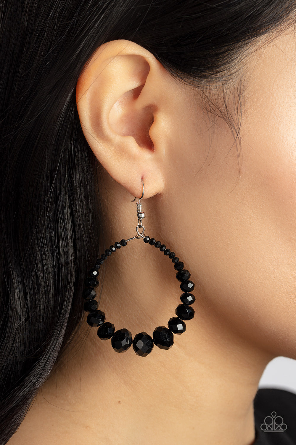 Paparazzi ♥ Astral Aesthetic - Black ♥ Earrings