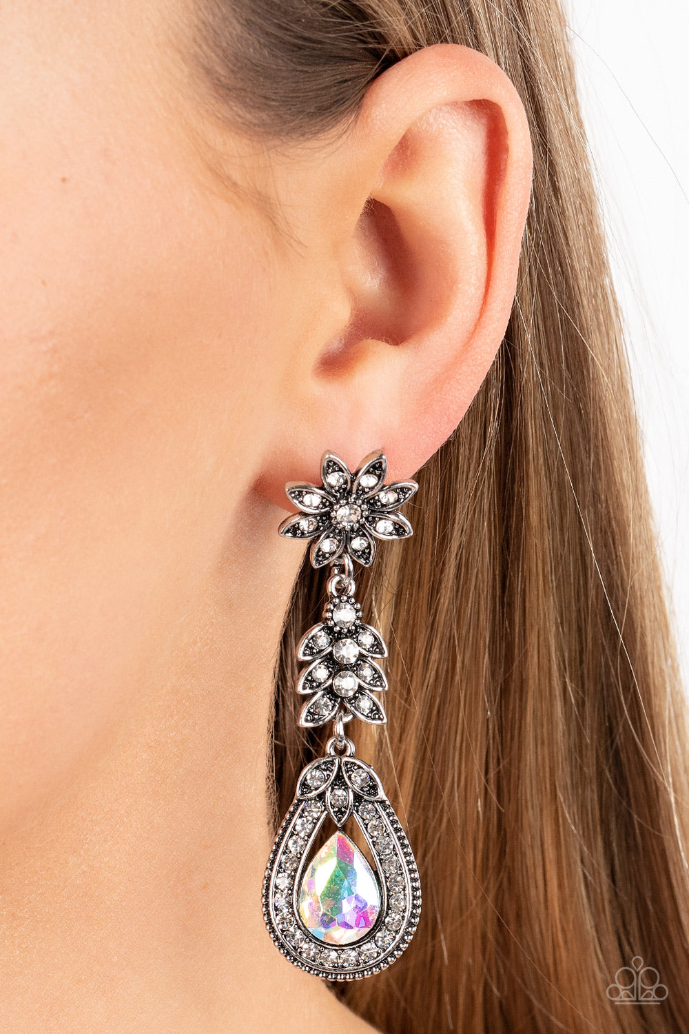 Paparazzi ♥ Floral Fantasy - Multi ♥ Post Earrings